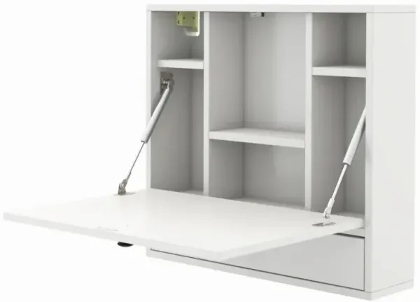 Wall-Mount Floating Desk Foldable Space Saving Laptop Workstation