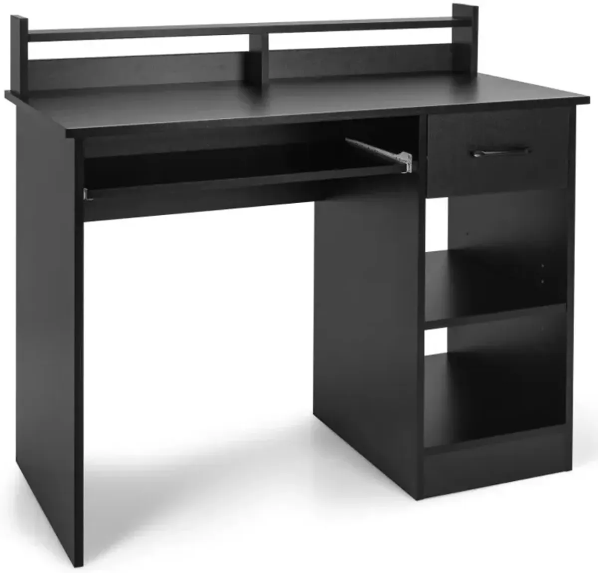 Study Laptop Table with Drawer and Keyboard Tray