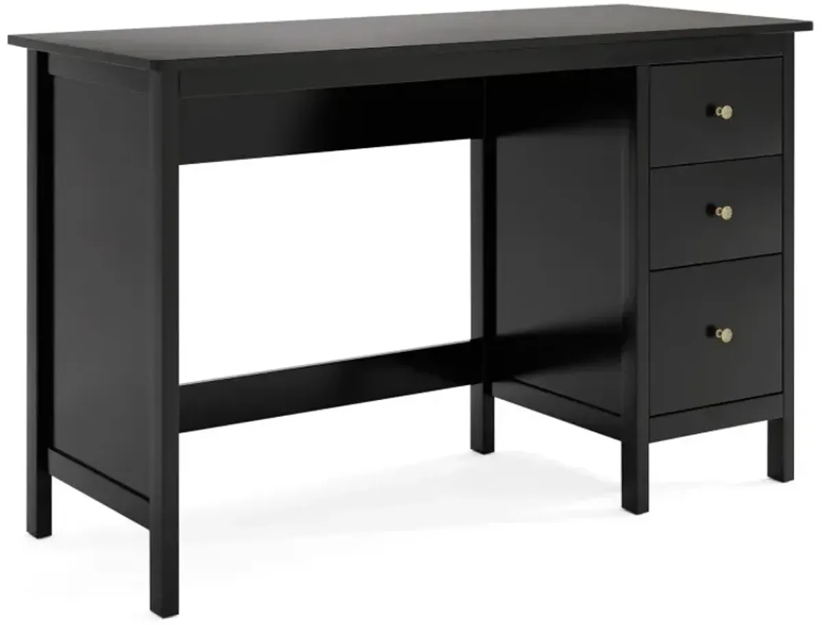 48 Inch Modern Writing Home Office Computer Desk with 3 Drawers