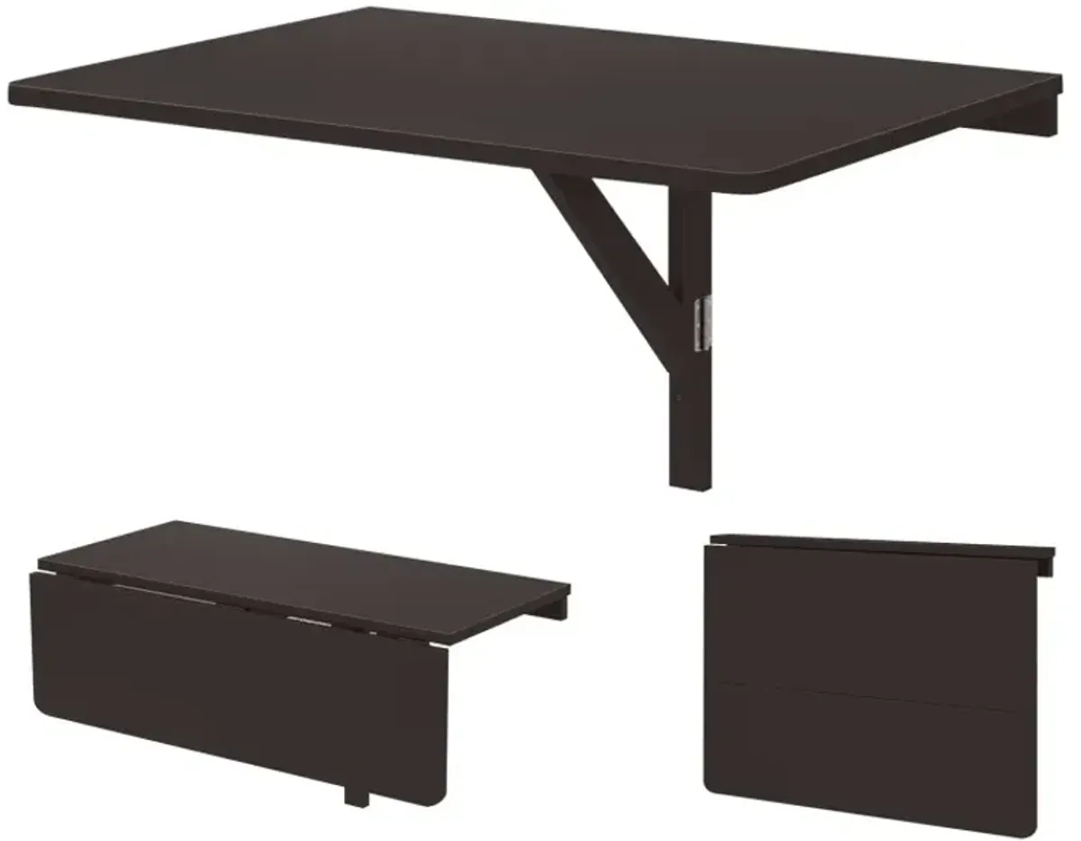 31.5 x 23.5 Inch Folding Wall Mounted Table for Small Spaces