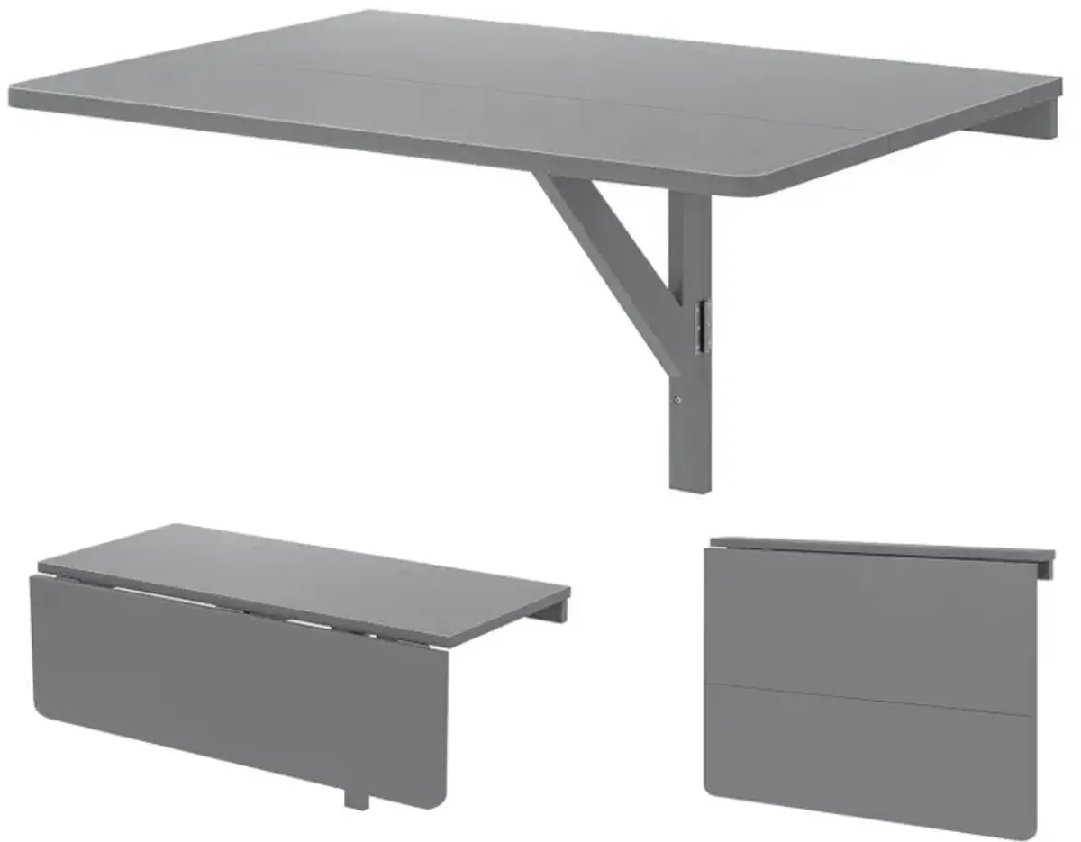 31.5 x 23.5 Inch Folding Wall Mounted Table for Small Spaces
