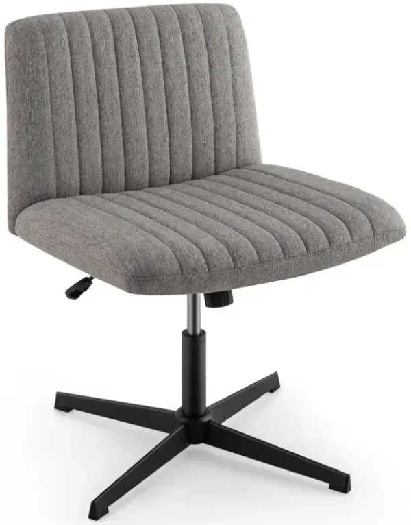 Criss Cross Legged Chair No Wheels 120° Rocking Adjustable Height