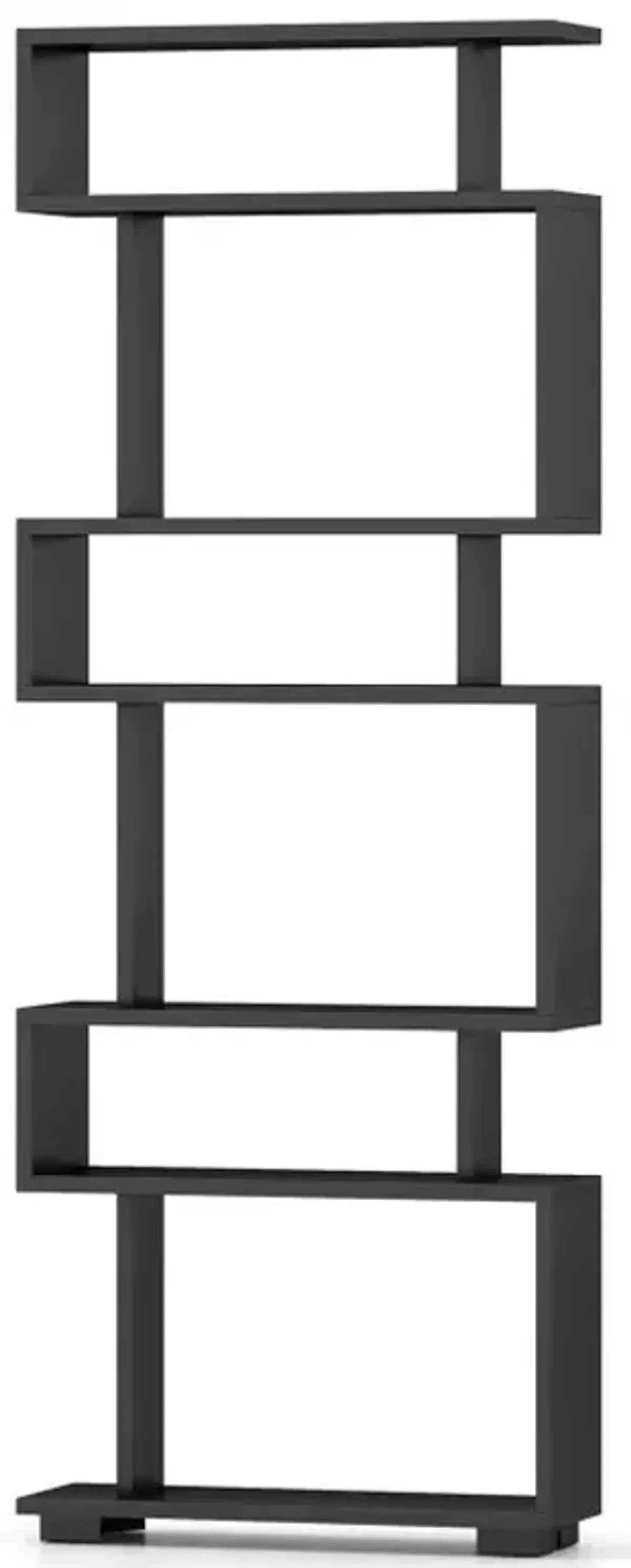 6-Tier Bookcase with Anti-Tipping Kit
