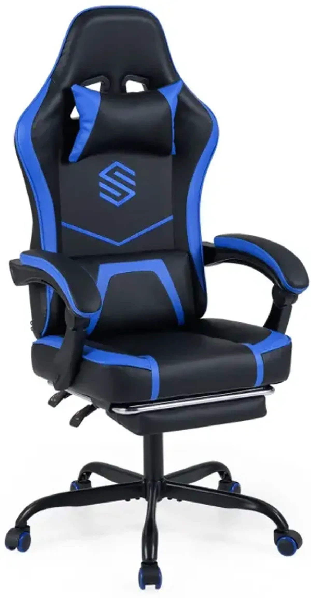 Gaming Chair Height Adjustable Computer Chair with Headrest Ergonomic Office Task Chair