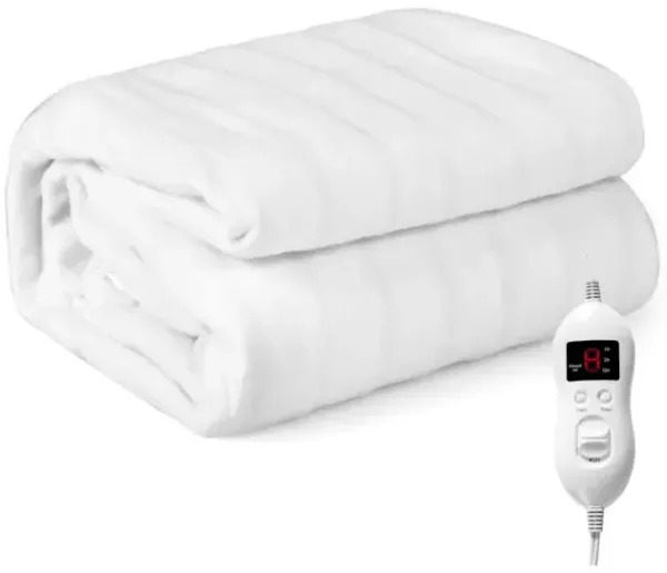 Electric Heated Mattress Pad with Adjustable Temperatures 10 H Timer
