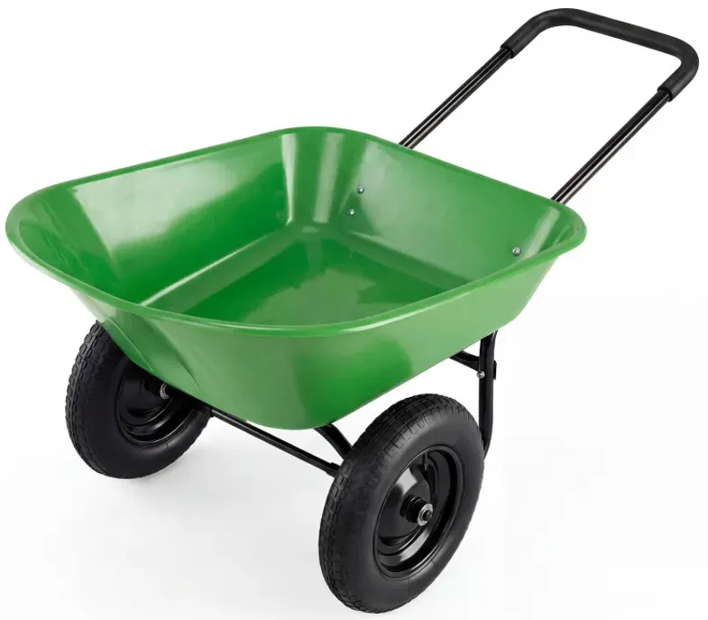 2 Tire Heavy-duty Dolly Utility Cart Wheelbarrow Garden Cart