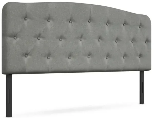 Full Size Faux Linen Upholstered Headboard with Adjustable Heights