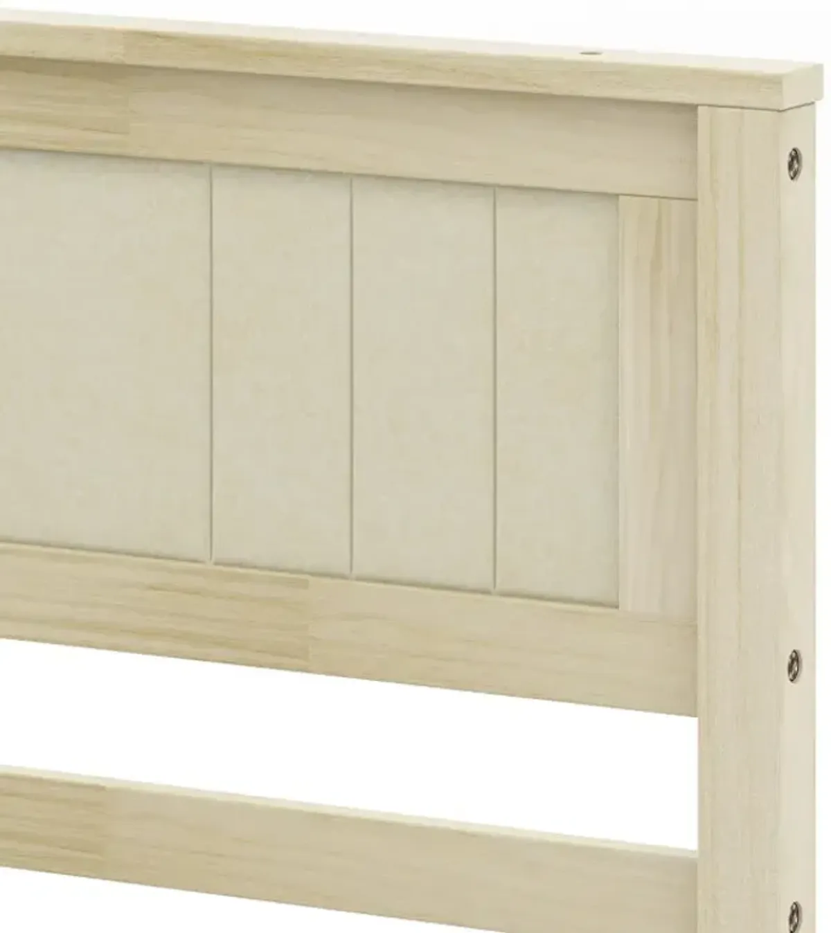 Twin/Full/Queen Size Wooden Bed Frame with Headboard and Slat Support