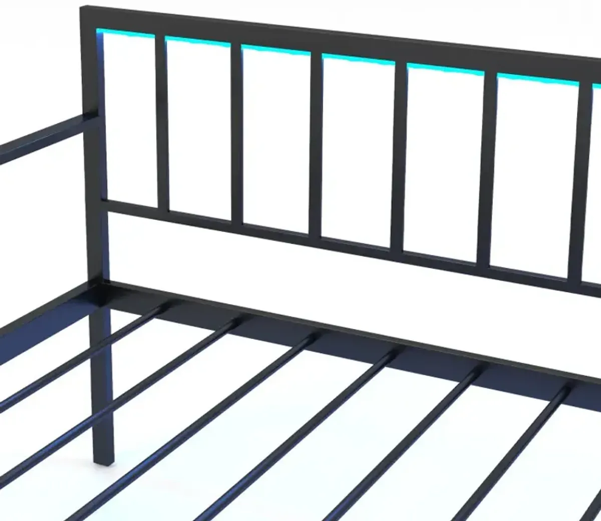 Twin Daybed with Charging Station and LED Lights
