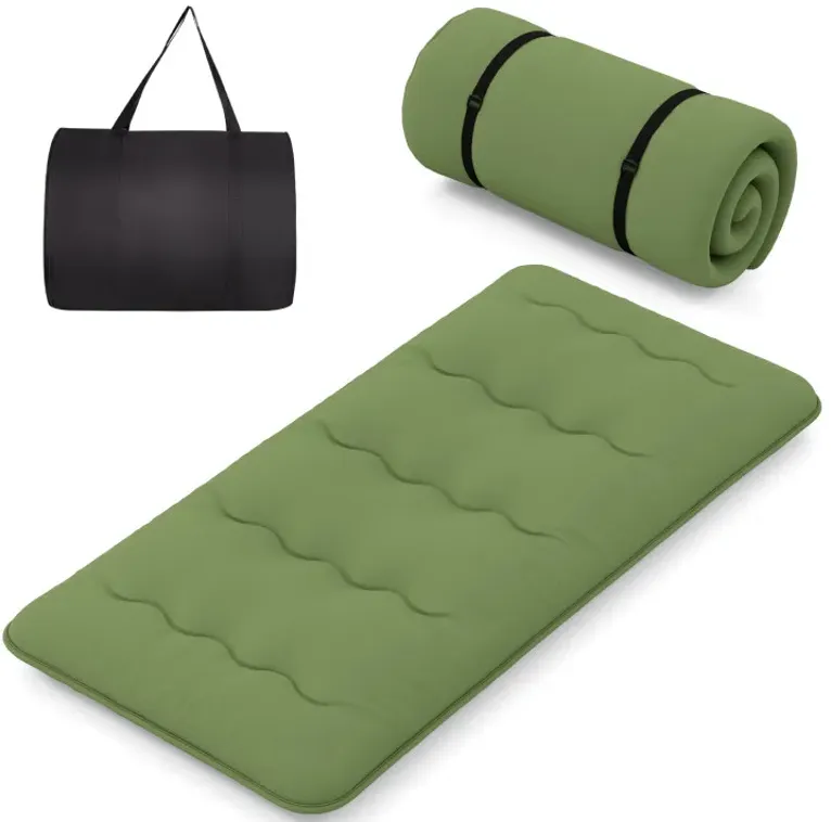 Floor Mattress with Washable Cover and Carry Bag