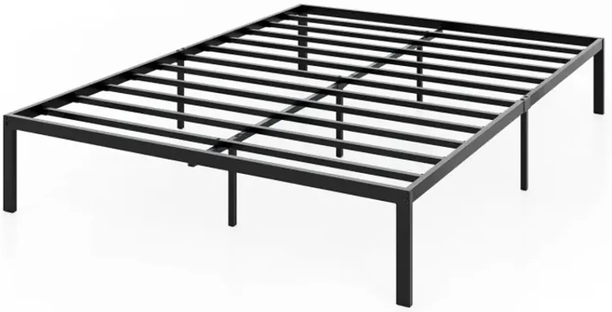 Full/Queen/King Size Metal Bed Frame Heavy Duty Support Slats Mattress Foundation