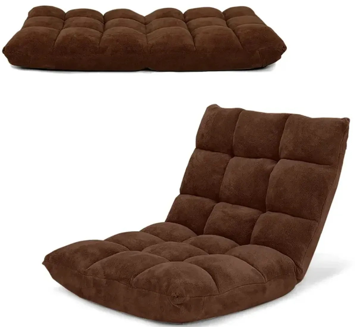 14-Position Adjustable Cushioned Floor Chair