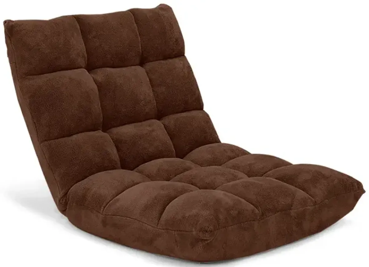 14-Position Adjustable Cushioned Floor Chair