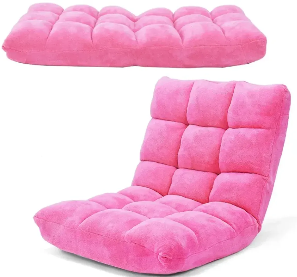 14-Position Adjustable Cushioned Floor Chair