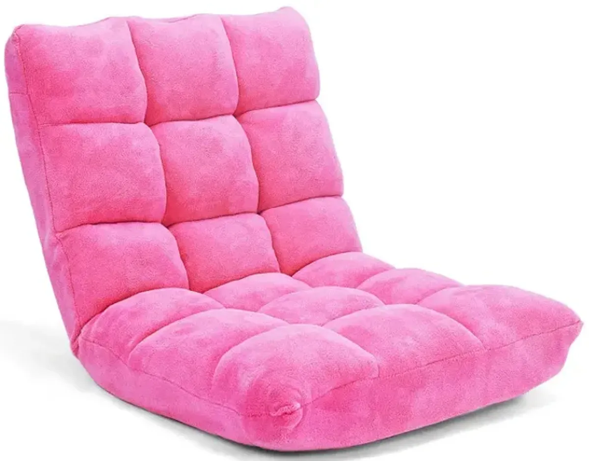 14-Position Adjustable Cushioned Floor Chair