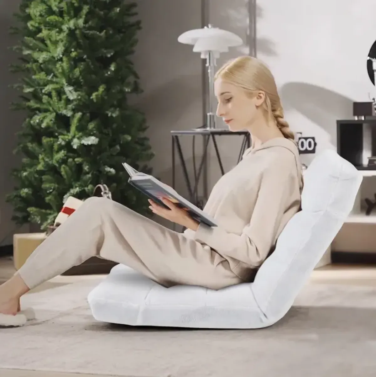 14-Position Adjustable Cushioned Floor Chair