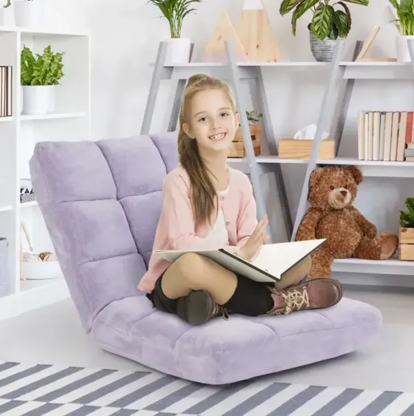 14-Position Adjustable Cushioned Floor Chair