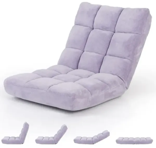 14-Position Adjustable Cushioned Floor Chair