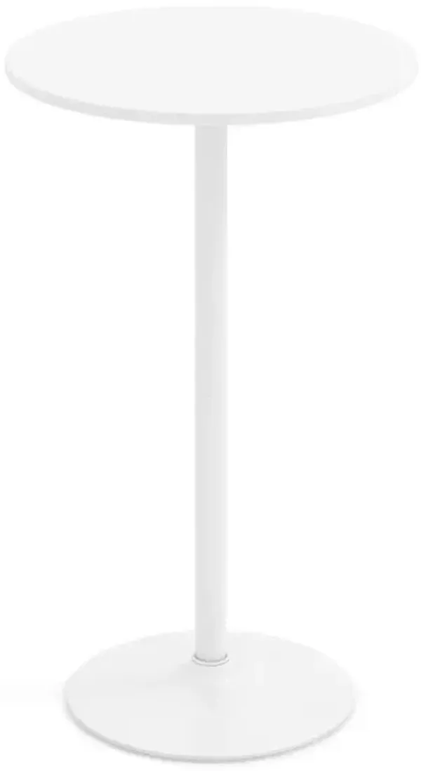 Round Bistro Table 40 Inch Bar Height Tall Coffee Cocktail Table