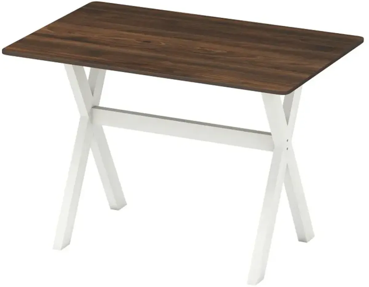 Modern Dining Table Wooden Kitchen Table with X-shaped Frame