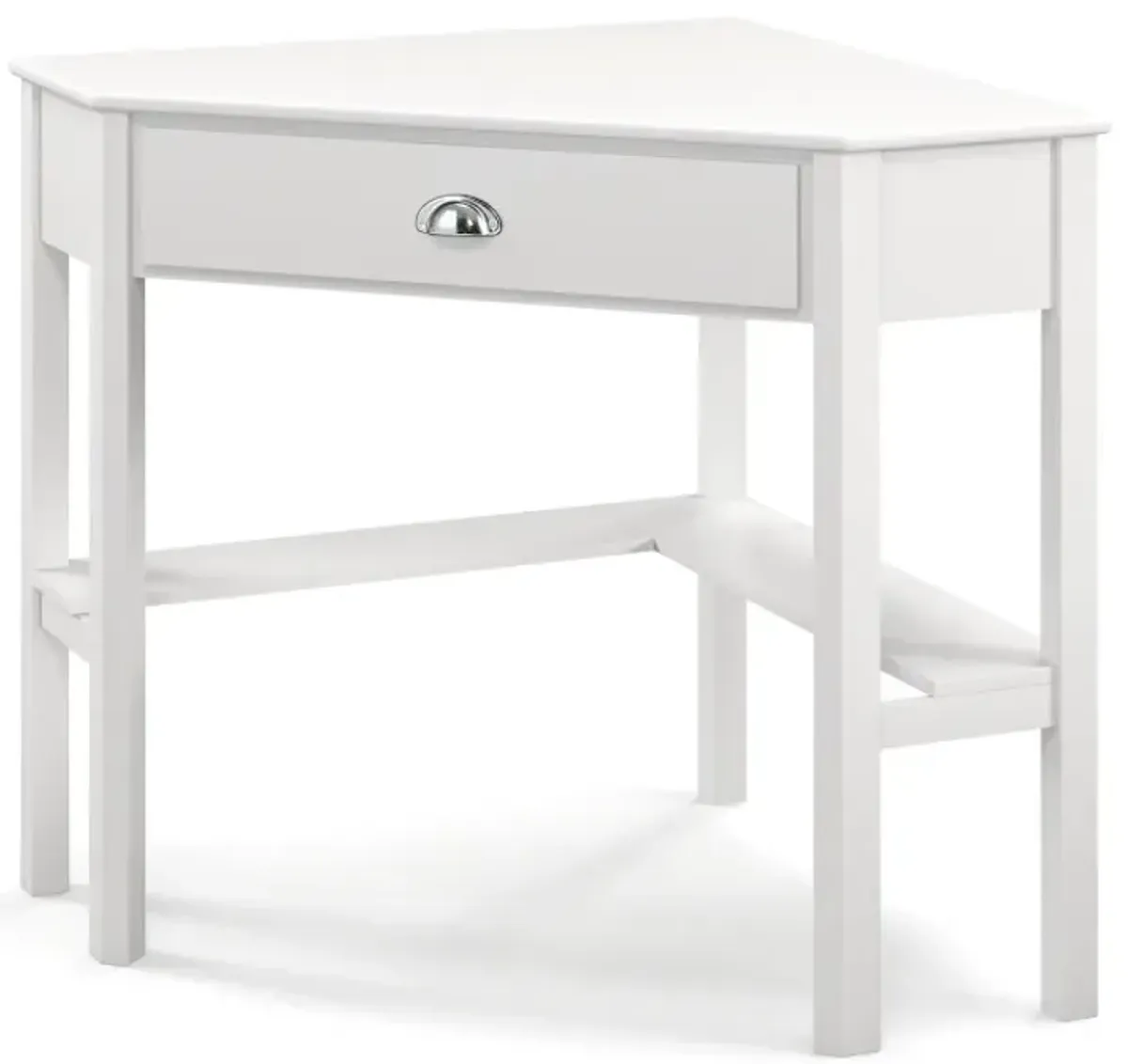 Corner Wooden Piece Laptop Computer Desk