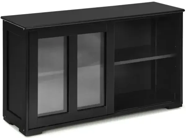 Sideboard Buffet Cupboard Storage Cabinet with Sliding Door