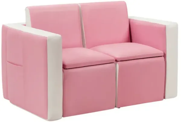 Multi-functional Convertible Kids Play Sofa and Table Chair Set