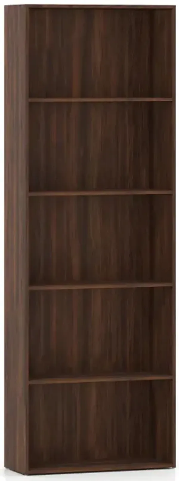 23.5 x 9.5 x 67 Inch 5-Shelf Multi-Functional Wood Bookcase for Home Office