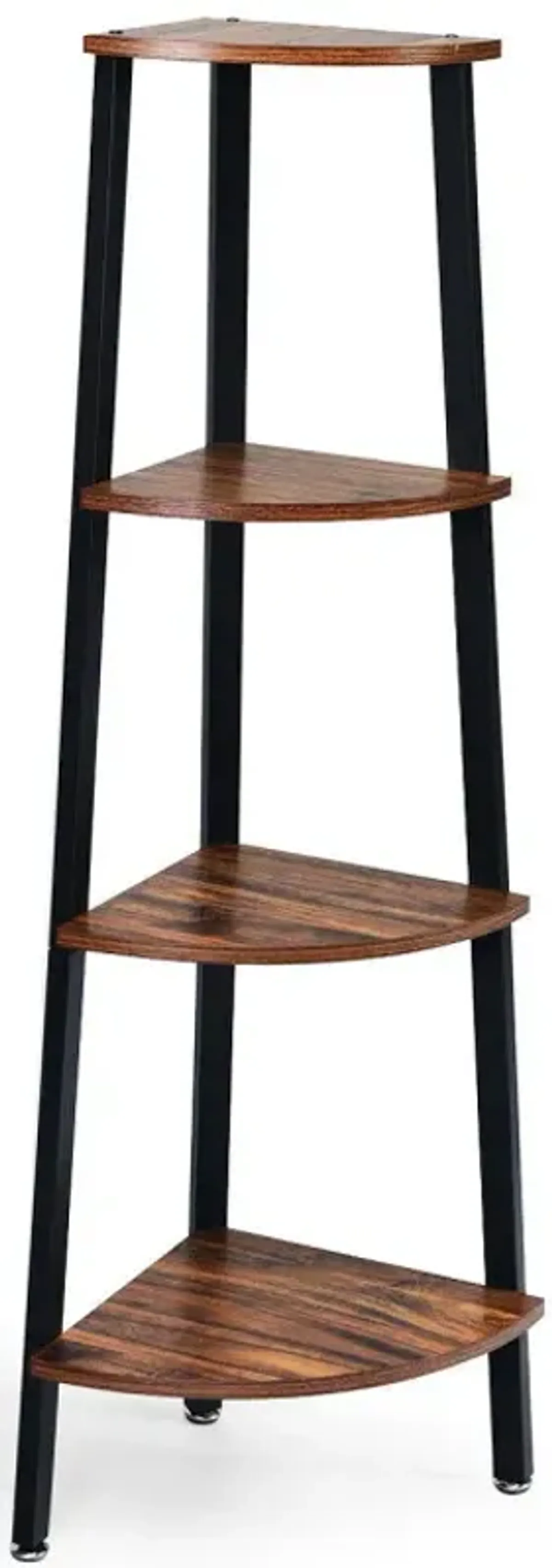 4-Tier Multipurpose Corner Shelf Bookcase