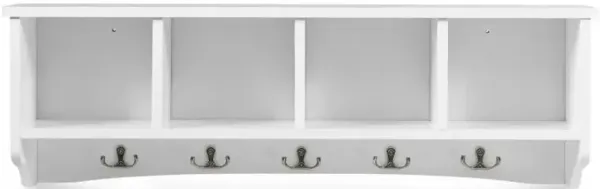 Hanging Entryway Shelf Coat Rack Wall Mounted Storage Cabinets