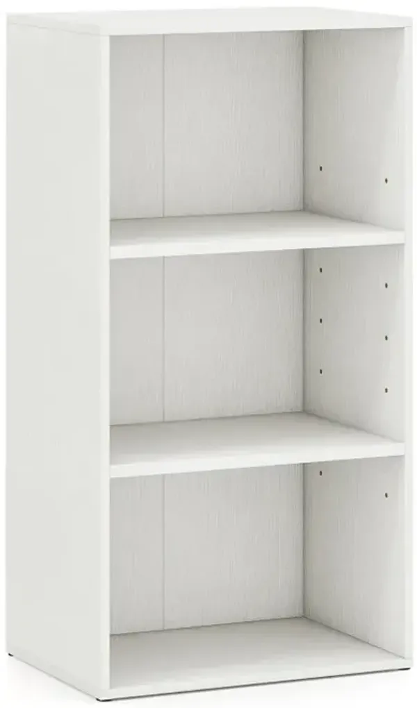 3 Open Shelf Bookcase Modern Storage Display Cabinet