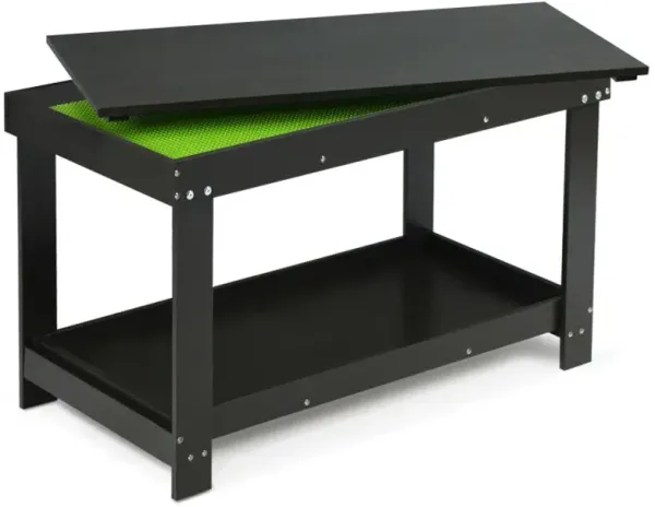 Patented Solid Multifunctional Wood Kids Activity Play Table