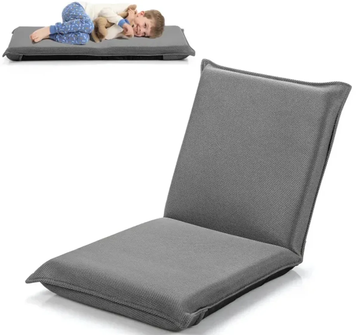 Adjustable 6 Positions Folding Lazy Man Sofa Chair Floor Chair