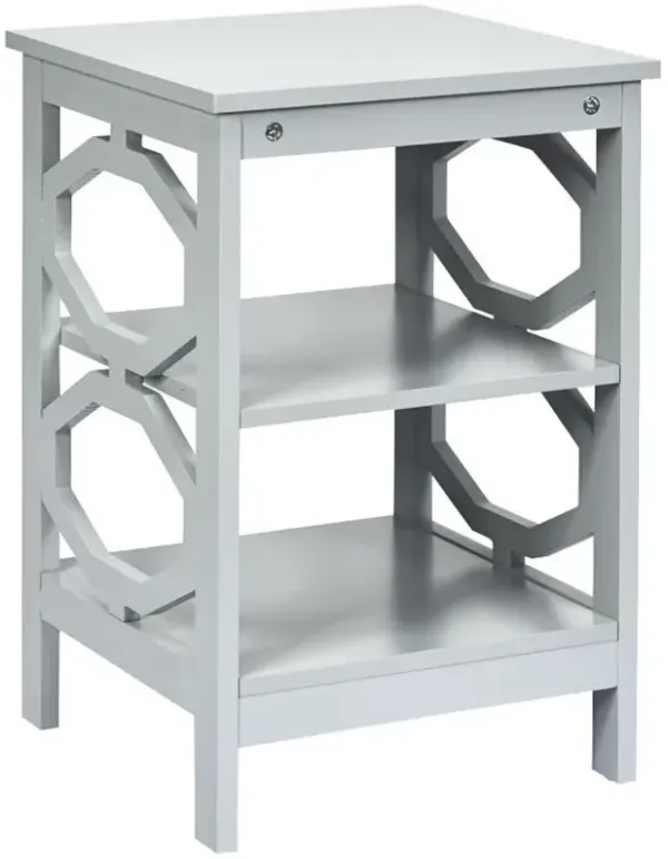 3-tier Nightstand Sofa Side End Accent Table