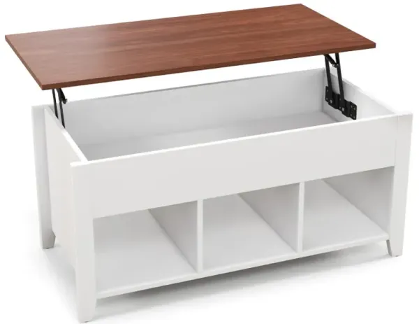 Lift Top Coffee Table with Hidden Storage Compartment