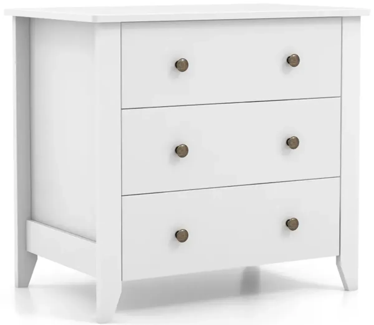 3 Drawer Dresser Chest of Drawers Bedside Table