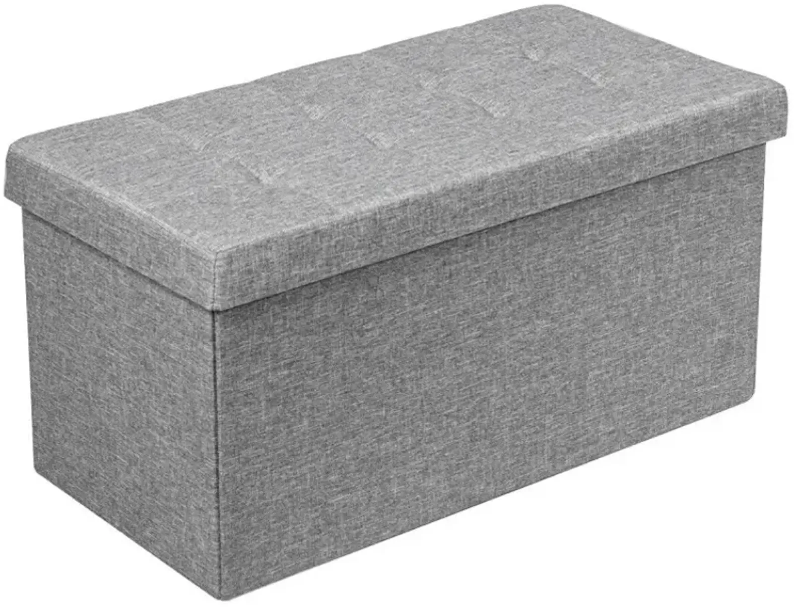 31.5 Inch Storage Ottoman Footrest with Removable Storage Bin