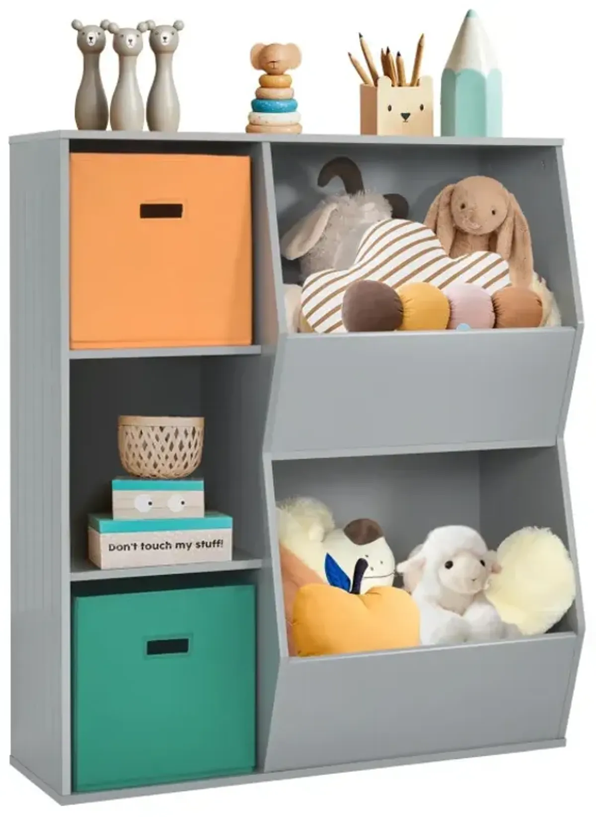 Kids Toy Storage Cabinet Shelf Organizer