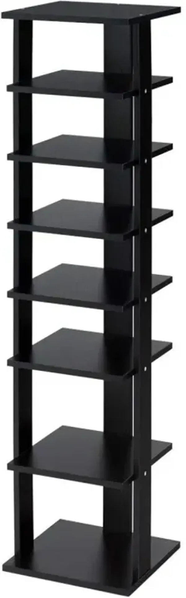 7-Tiers Vertical Wooden Space Saving Shoe Rack for Front Door