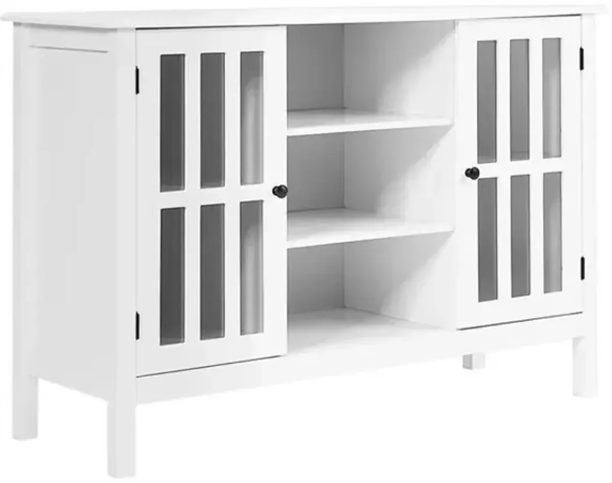 Wooden TV Stand Console Cabinet for 50 Inches TV