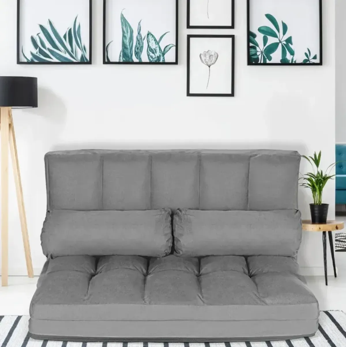 6-Position Foldable Floor Sofa Bed