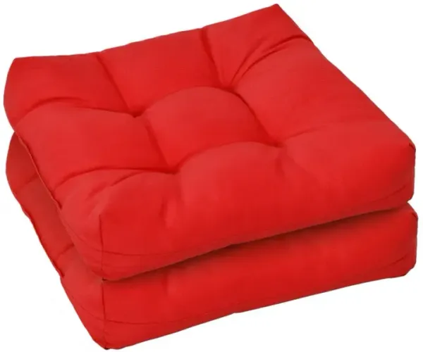 21 Inch x 21 Inch Patio Chair Seat Cushion Pads for Indoor and Outdoor