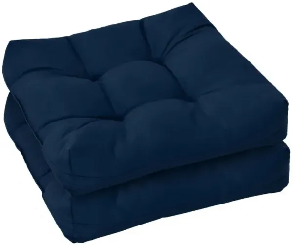 21 Inch x 21 Inch Patio Chair Seat Cushion Pads for Indoor and Outdoor