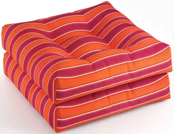 21 Inch x 21 Inch Patio Chair Seat Cushion Pads for Indoor and Outdoor