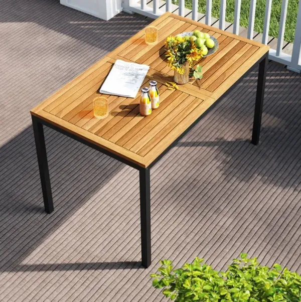 4-Piece Patio Furniture Set Outdoor Dining Chair Set