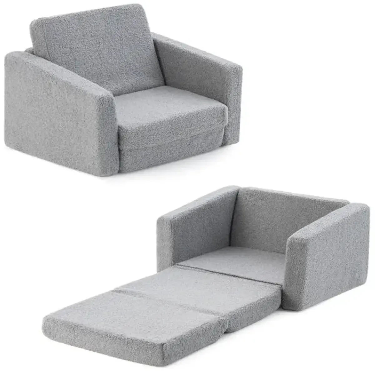 2-in-1 Children’s Convertible Sofa to Lounger