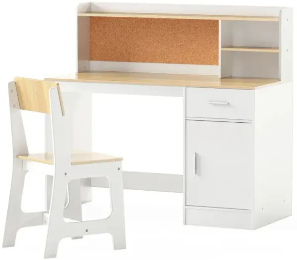 Kids Study Desk and Chair Set Student Table and Chair