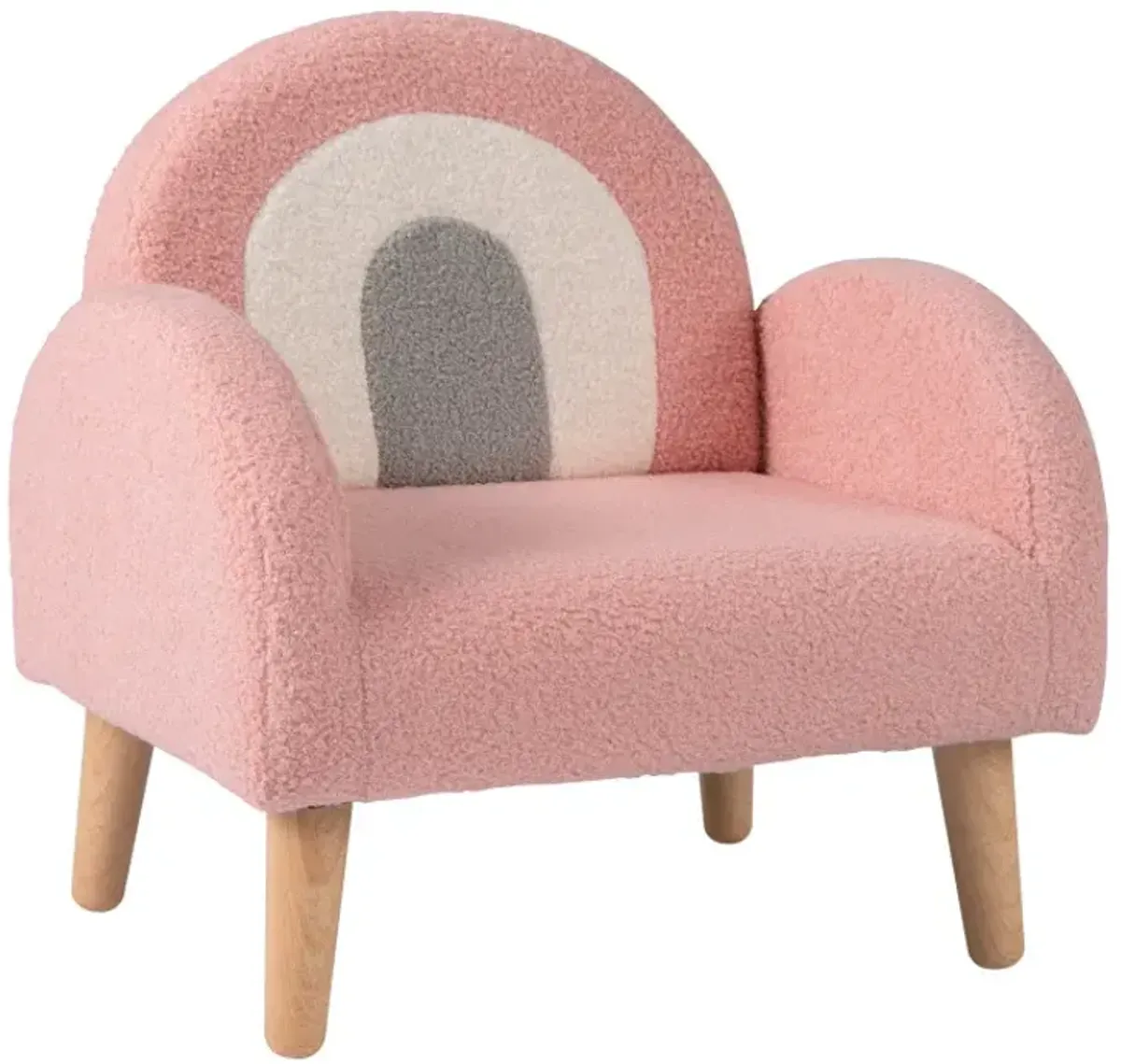 Kids Armchair with Comfy Backrest and Armrests