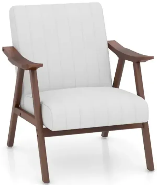 Modern Accent Chair Leisure Armchair with Felt Pads for Living Room