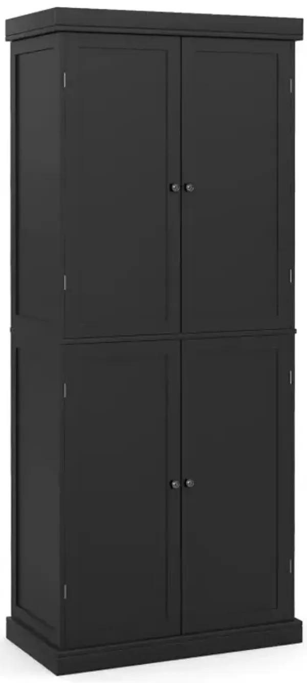 72.5 Inches Tall Pantry Cabinet with 6-Tier Shelves and 4 Doors